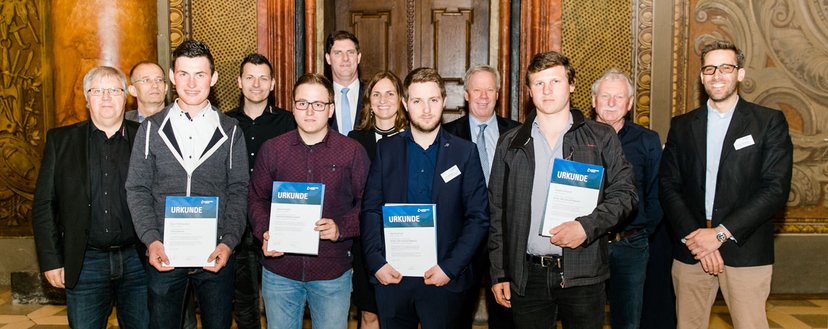 Beste Auszubildende der Bayerischen Bauindustrie 2018 ausgezeichnet